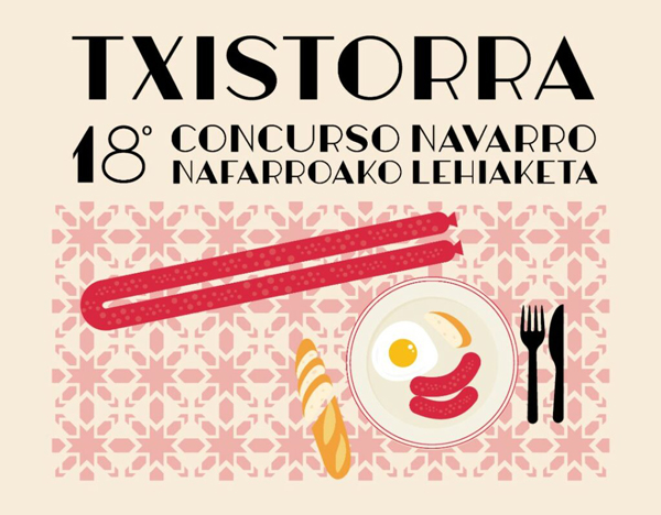 Cartel del 18 concurso de chistorra navarra